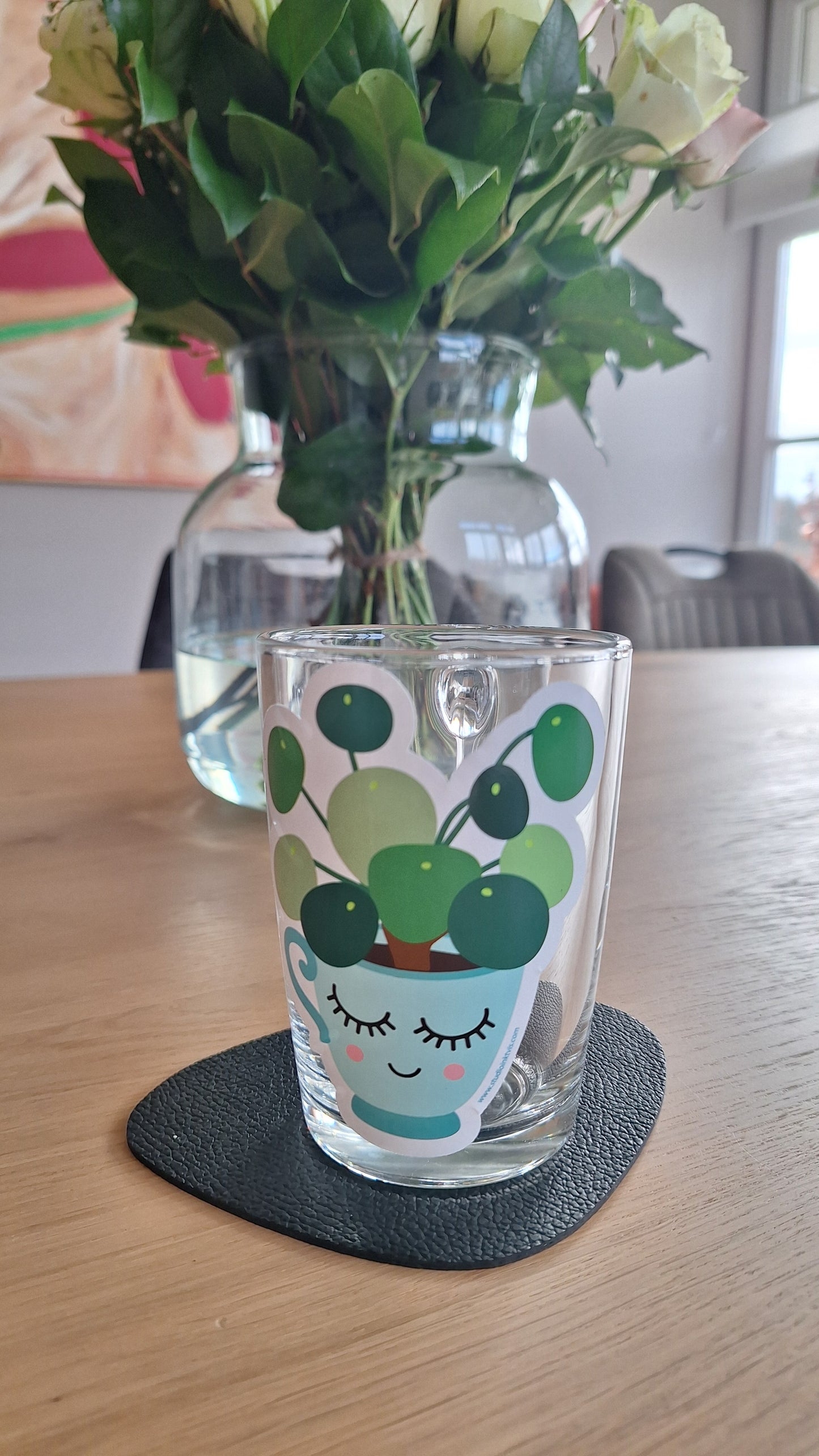 Vinyl sticker plant
