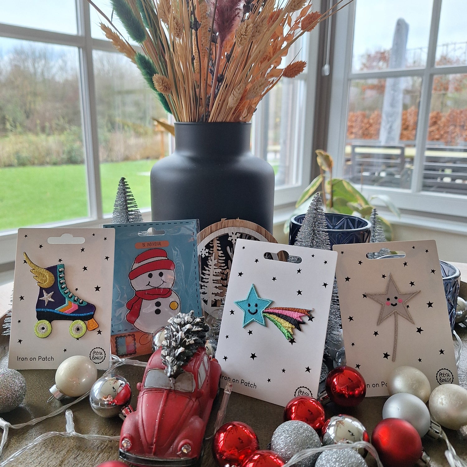 Strijkemblemen voor de feestdagen