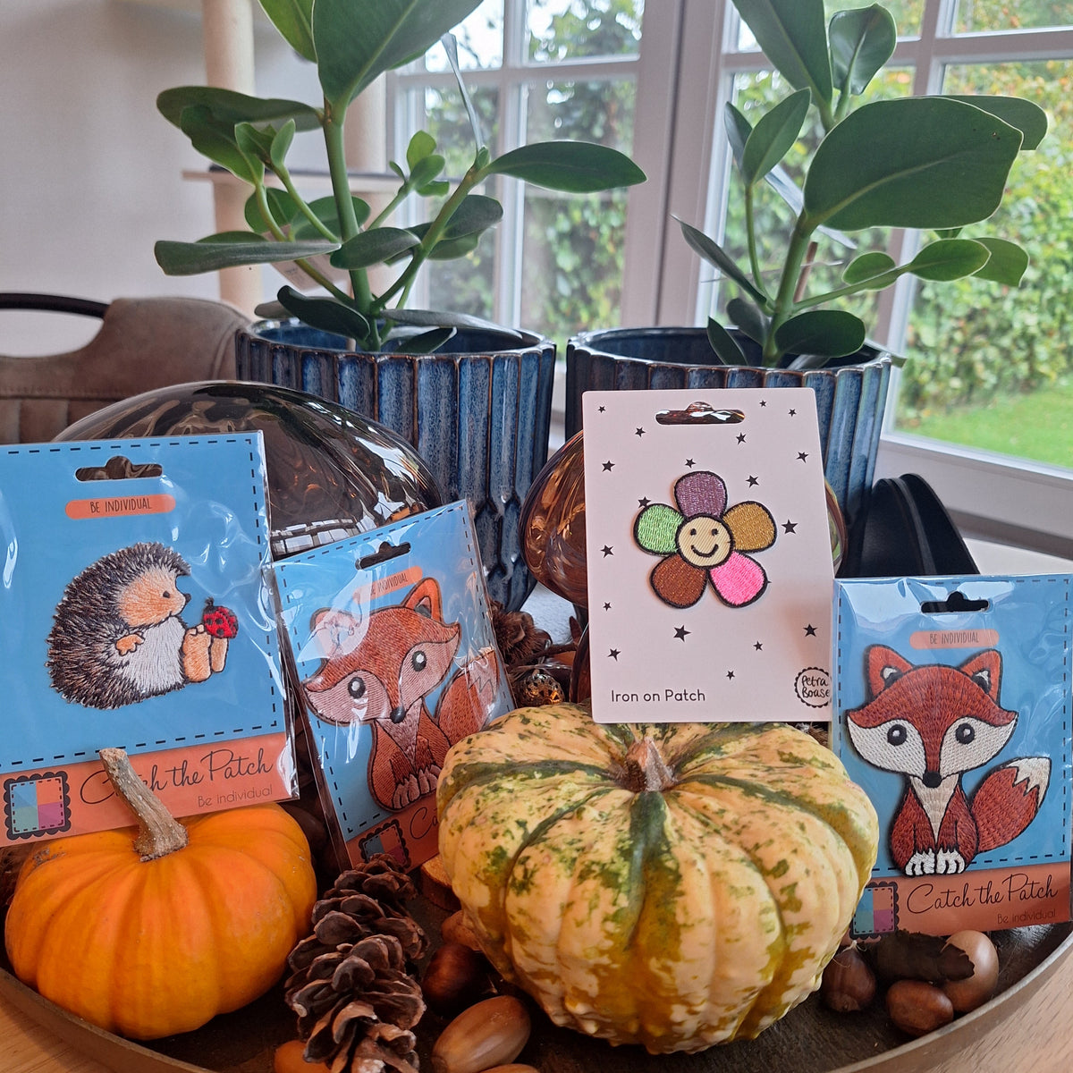 Herfst strijkemblemen