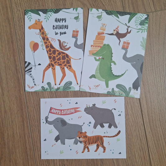 Wilde dieren - kaartenset