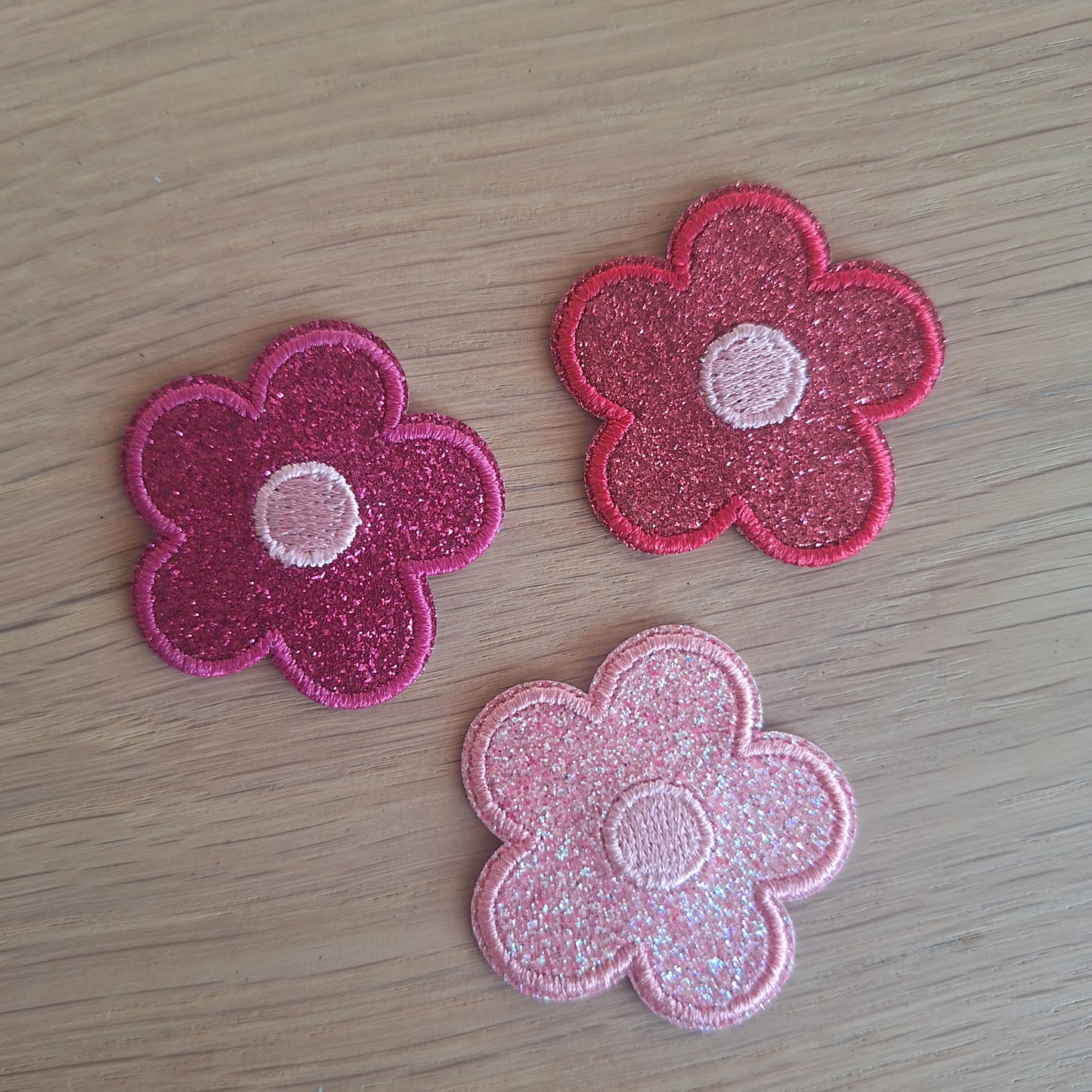 Bloem emblemen - set van 3