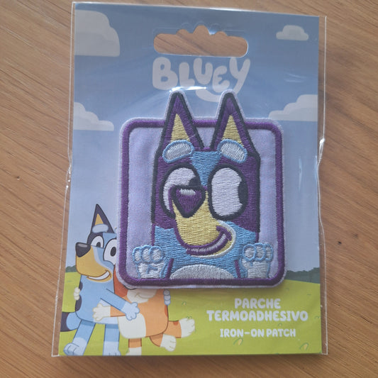 Bluey embleem vierkant