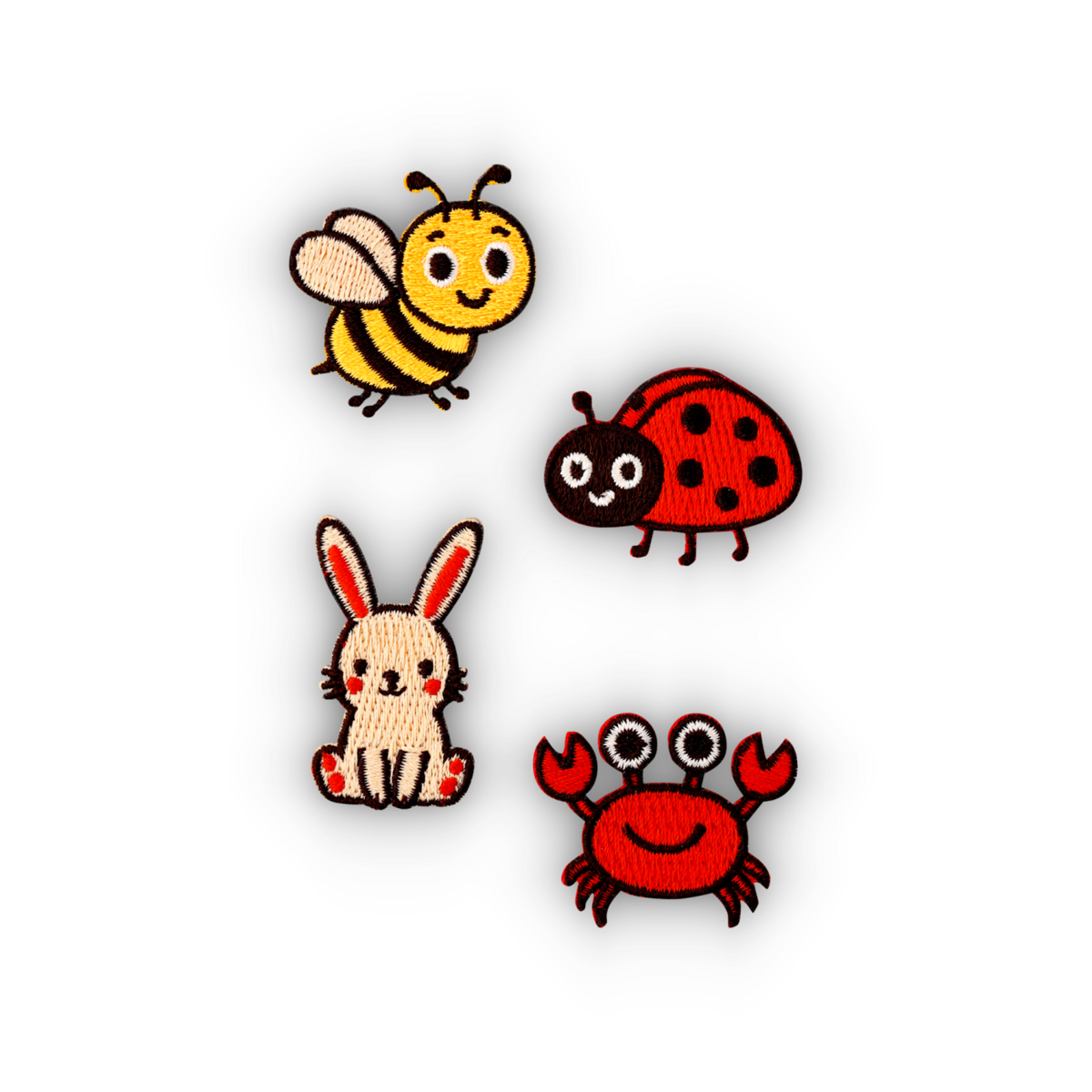 Dieren sticker- en strijkpatches