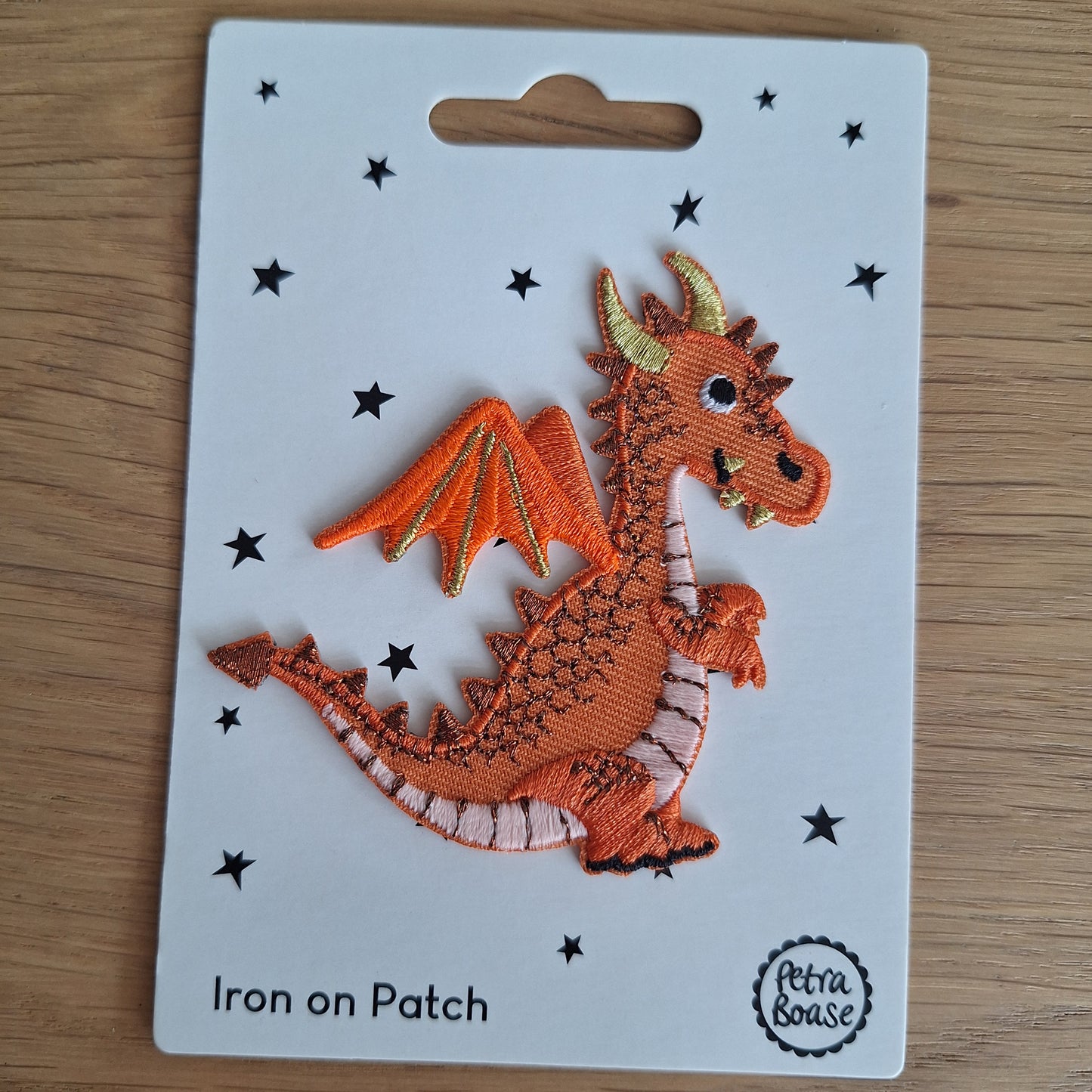 Draak strijkembleem - Petra Boase