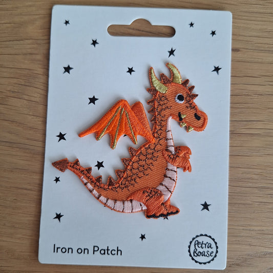 Draak strijkembleem - Petra Boase