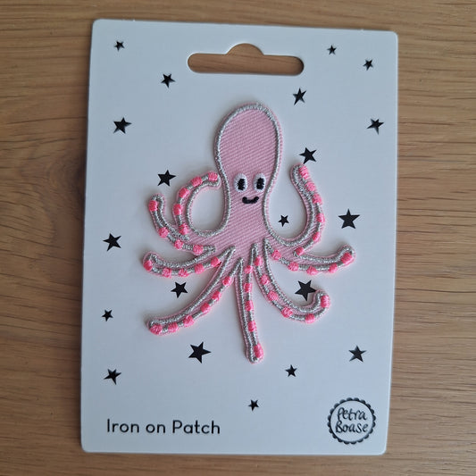 Inktvis strijkembleem - Petra Boase