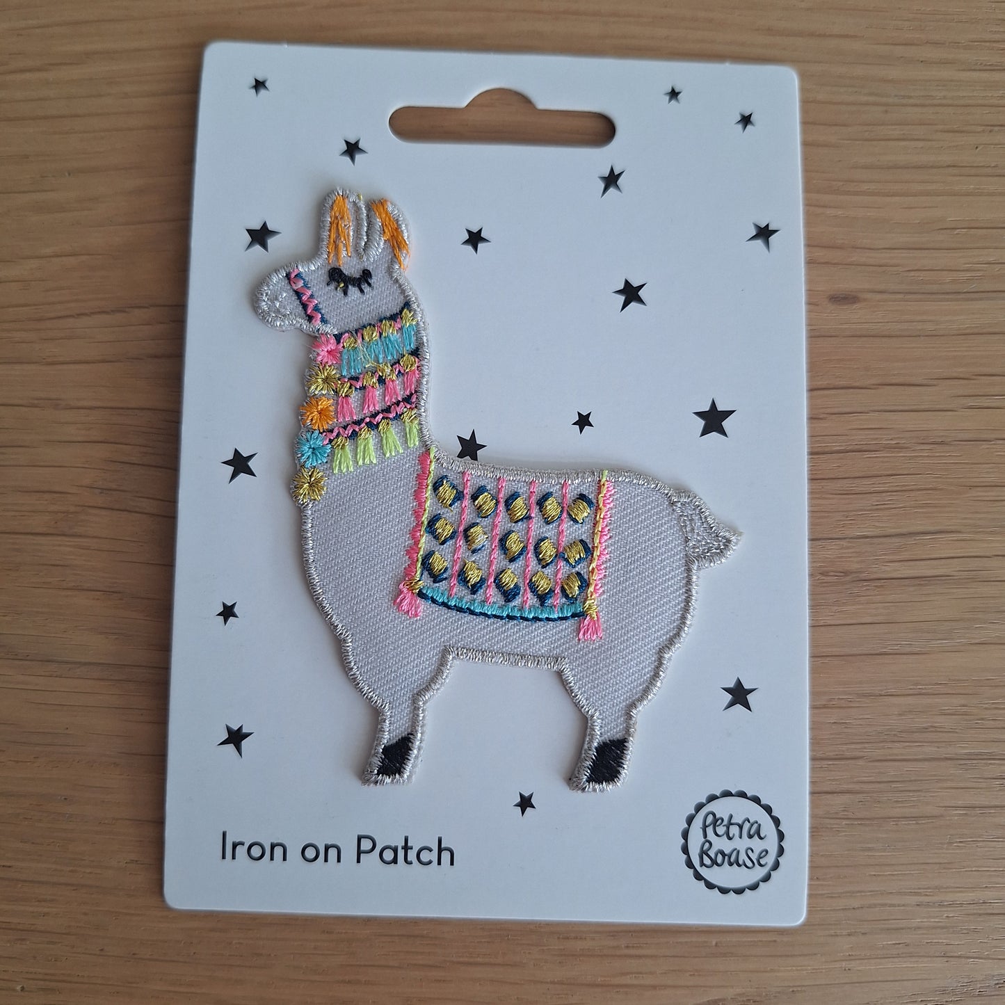 Lama strijkembleem - Petra Boase