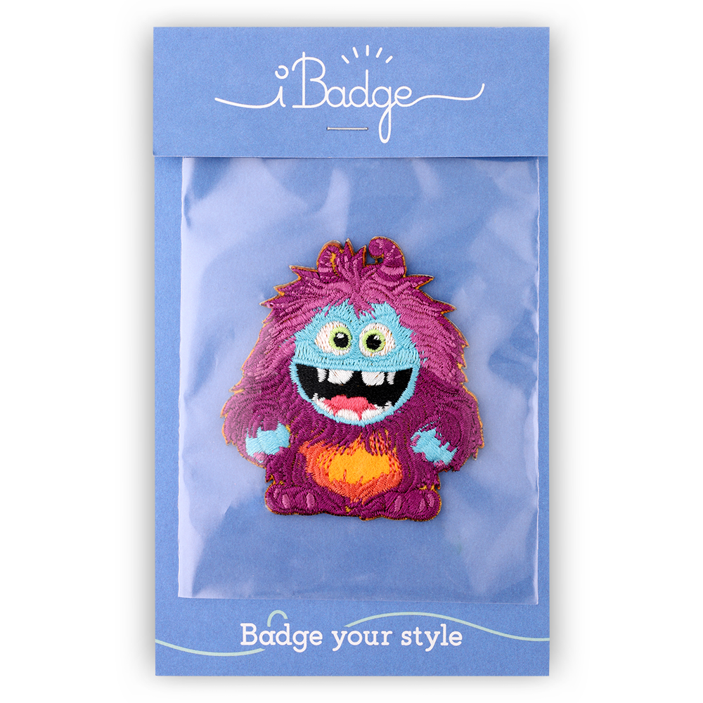 Monster sticker- en strijkpatch