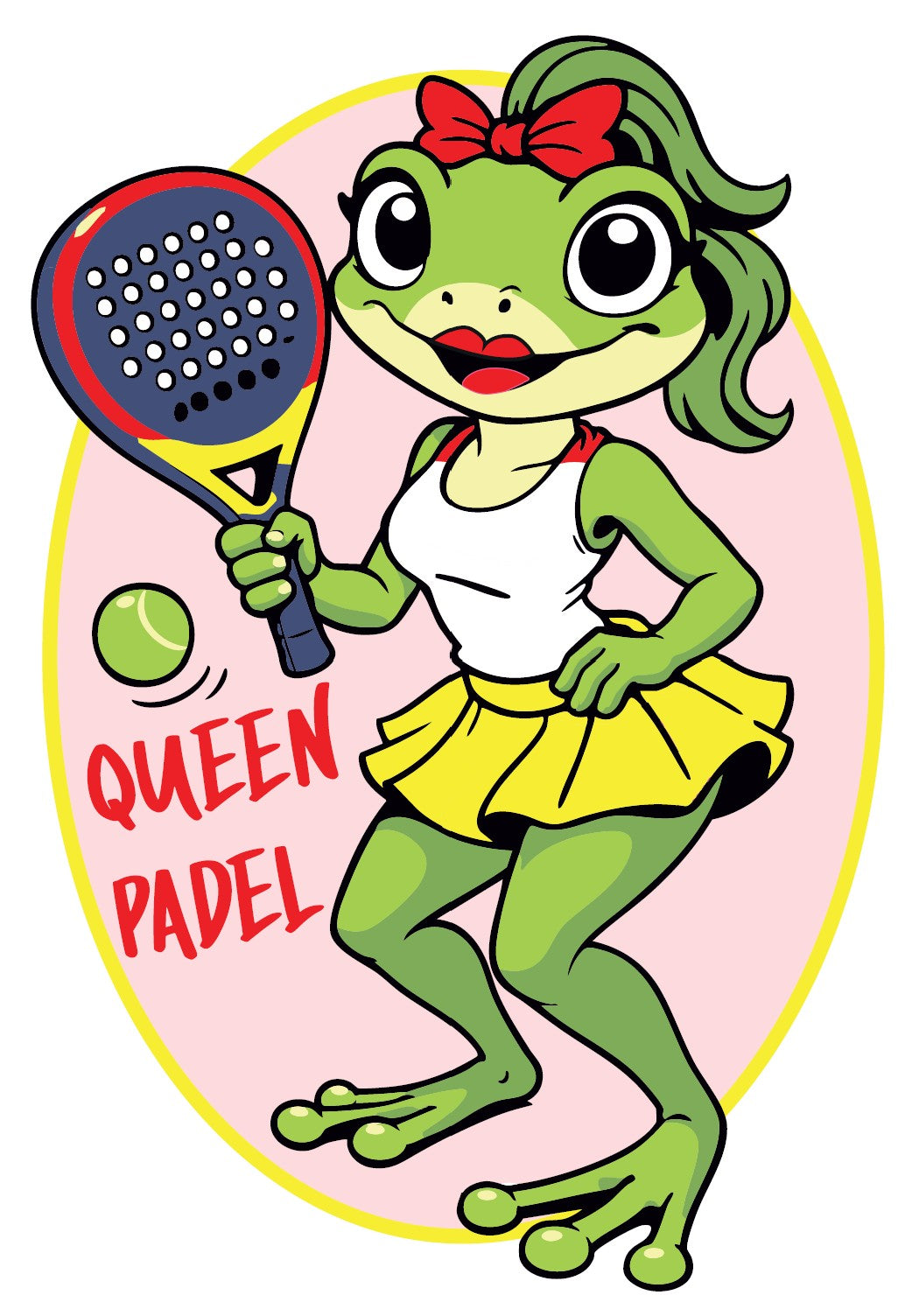 Queen padel embleem