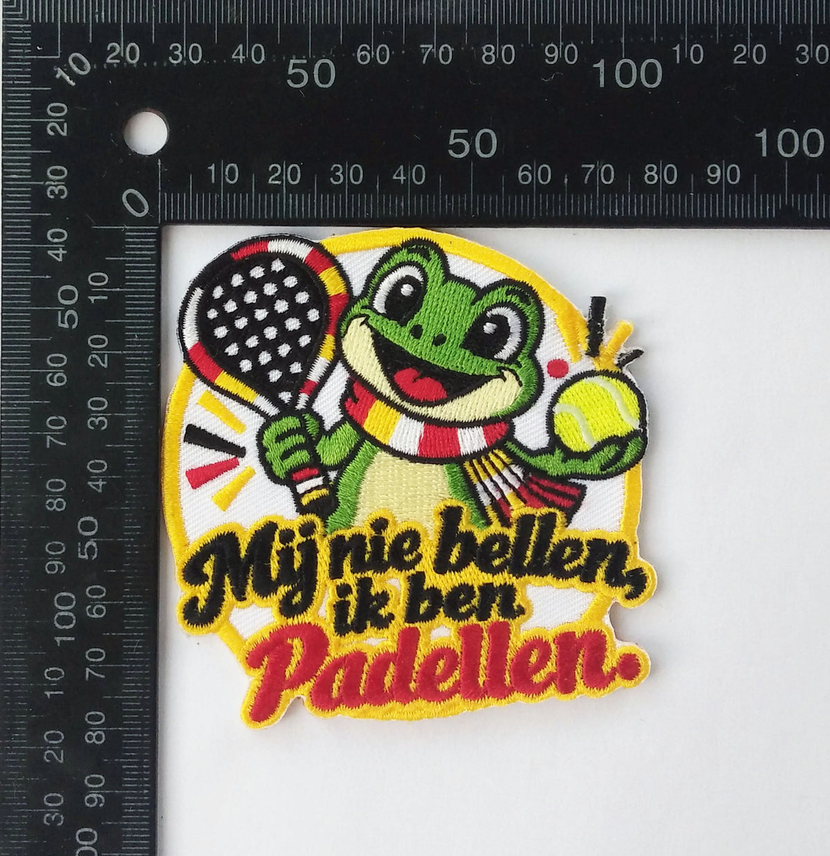 Mij nie bellen, ik ben padellen - Oeteldonk carnavalsembleem