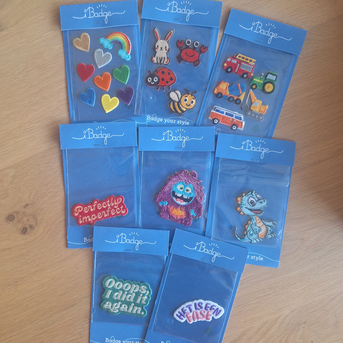 Voertuigen strijkemblemen – set van 5