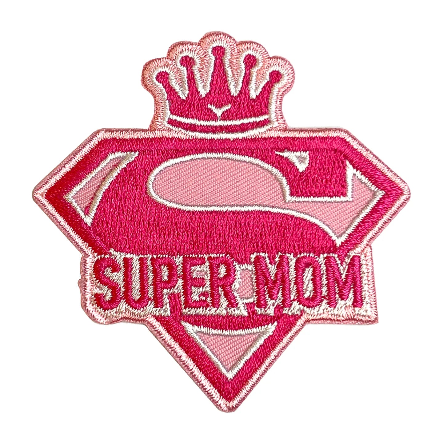 Super mom strijkembleem