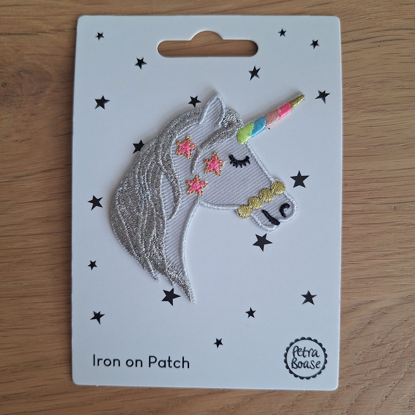 Unicorn strijkembleem - Petra Boase