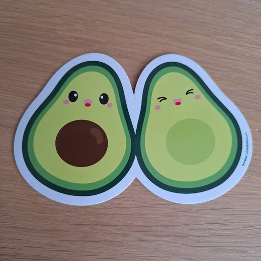 Vinyl sticker avocado's