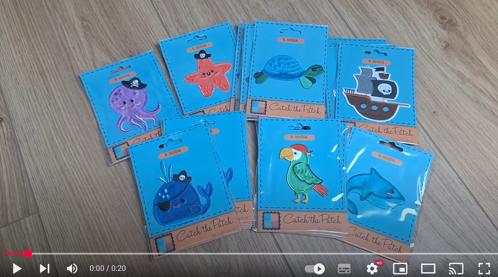Video laden: Piraten strijkapplicaties
